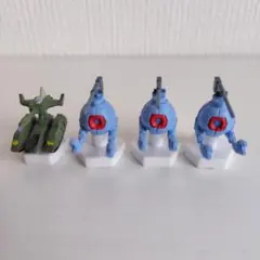 機動戦士ガンダム フタ留めフィギュア 全4種 セブンイレブン限定 ザク