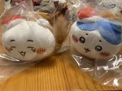 チキンになっちゃったマスコット ちいかわ　ハチワ マスコット　2点セットのサムネイル