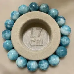 ラリマーブレスレット 12mm 17cm