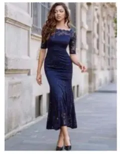 【未使用/タグ付き】パーティードレス 結婚式　お呼ばれ