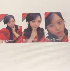 CUTIE STREETきゅーすと 佐野愛花 タスキ衣装クリアトレカ　コンプ