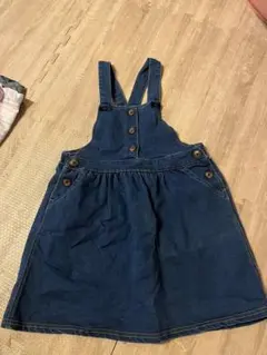 キッズ　デニム ジャンバースカート 120サイズ