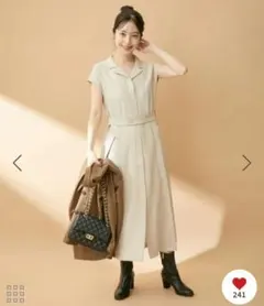 【新品未使用】ビス 2WAYフレンチスリーブジレワンピース