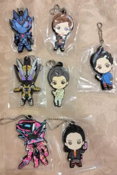 仮面ライダー　カプセルラバーマスコット　まとめ売り