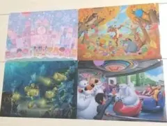 ディズニー クリアファイル４枚