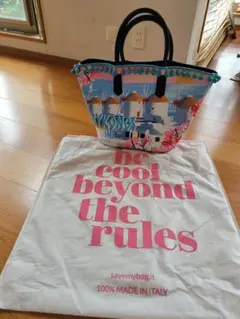 SAVE MY BAG ミコノス柄 トートバッグ イタリア製のサムネイル