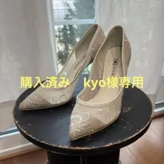 【kyo様専用】DIANA レースパンプス ホワイト&ネイビー