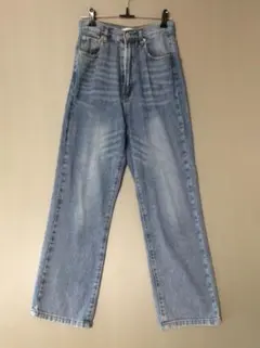 ADOLESCENCE　ワイドデニムパンツ ライトブルーのサムネイル