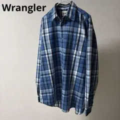 90s Wrangler ラングラー チェックシャツ 長袖 Lサイズ