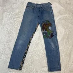 80s メキシコ製 一点物 リーバイス 505 リメイク カスタム デニム