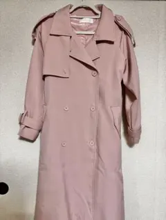 新品未使用　mieya mieya ピンク トレンチコート