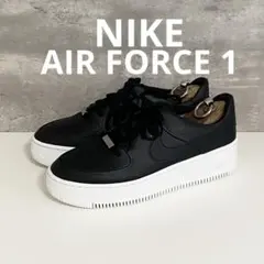 即完売★ナイキ エアフォース1SAGE LOW 黒 jp25.5cm 厚底