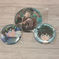 僕のヒーローアカデミア 缶バッジ 緑谷出久 3種