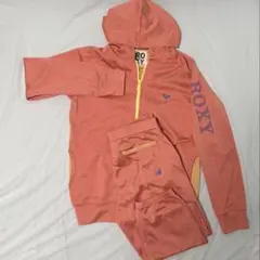 Ｌ パーカー ジャージ ロキシー オレンジ ROXY 長袖 セットアップ