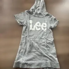Lee フード付きワンピース グレー