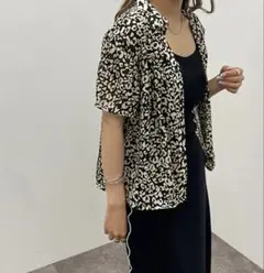 après jour mignon レオパード柄 半袖シャツのサムネイル