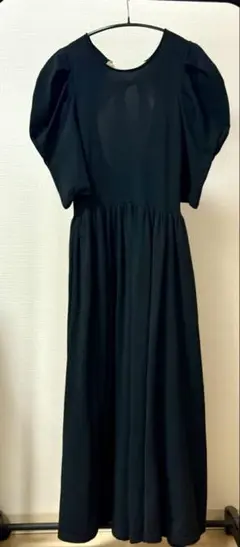 スナイデル パフスリーブ ロングワンピース