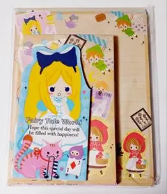 平成レトロ　フェアリーテイルワールド　レターセット　カミオジャパン　ファンシー