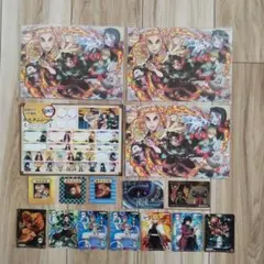鬼滅の刃　非売品含む色々セット　シール　カード　イラスト色紙など
