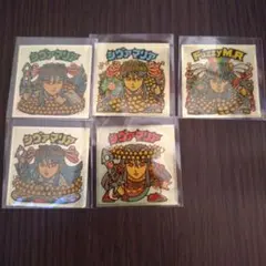 旧ビックリマン　ヘッド5枚セット　チョコ版