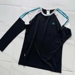 adidas CLIMALITE 長袖Tシャツ ロンT Lサイズ ブラック