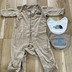 The North Face ベージュロンパース ８０cm
