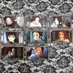 【鬼滅の刃/炭治郎、禰豆子、義勇】お楽しみくじ コレクションカード８枚セット