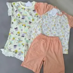 パジャマ　半袖　110cm 2点セット　ディズニー　ミニーマウス