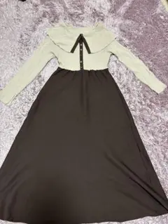 JILL byJILLSTUART ビッグカラーニットワンピースジルスチュアート