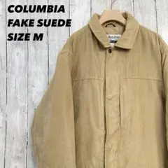 COLUMBIA コロンビア　フェイクスエードジップアップジャケットM ベージュ