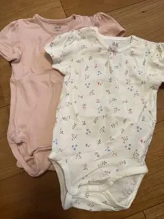 赤ちゃん用半袖ボディスーツ2枚セット　H&M