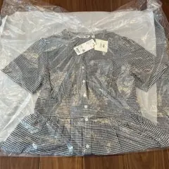 2025新作コントワーデコトニエUNIQLOリネンブレンドVネックワンピース半袖