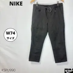 NIKE ナイキ ゴルフウェア クロップドパンツ S グレー 機能性