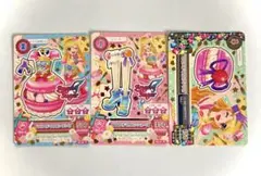 アイカツカード 星宮いちご なないろマカロン コーデ 3枚セット