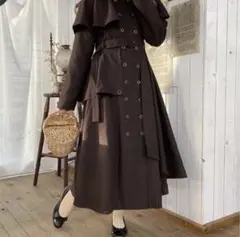 Deisylotte ポンチョウールコート