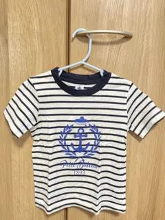 PETIT BATEAU プチバトー ストライプ Tシャツ 104cm