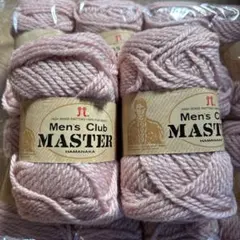 ハマナカ　Men's Club MASTER ピンク ５玉セット