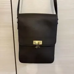 美品】土屋鞄 ビークル スモールフラップショルダー ダークインディゴ