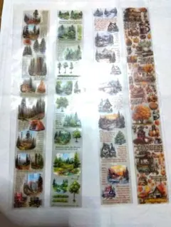 海外PETマステ 切り売りセット 花柄人物 31枚