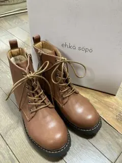 ショートブーツ レディース 22.5 ブラウン