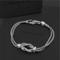 old tiffany ダブルロープノット ネックレス vintage - メルカリ