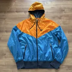 NIKEナイキ ナイロンジャケット ウィンドランナー オレンジブルーM