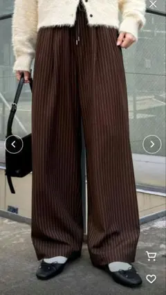 チャオパニックティピー 全骨格優勝スラックスパンツ ブラウンその他 Mサイズ