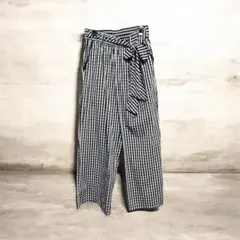 ☆値引き中☆【新品未使用】ギンガムチェックパンツ（L)