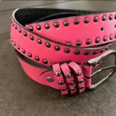 スケーター ベルト スタッズベルト SK8 ピンク y2k　平成