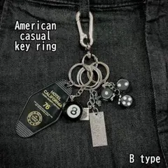 アメカジ キーホルダー カラビナ ストリート じゃらじゃら ヴィンテージ 　ドル