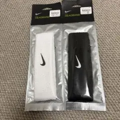 Nike ヘッドバンド 【新品】黒白 2個セット