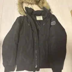 ブラック ダウンジャケット