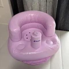 Richell ふかふかベビーチェア パープルのサムネイル