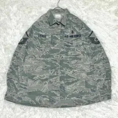 USエアフォース ミリタリー ユーティリティージャケット カモ 米軍実物q77